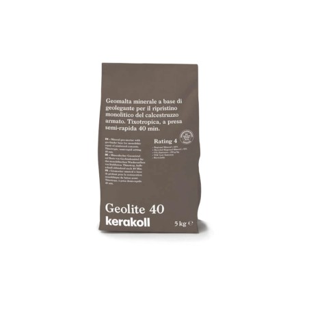 Geolite 40 Kerakoll Geomalta Ripristino Rasatura Protezione Calcestruzzo 5kg